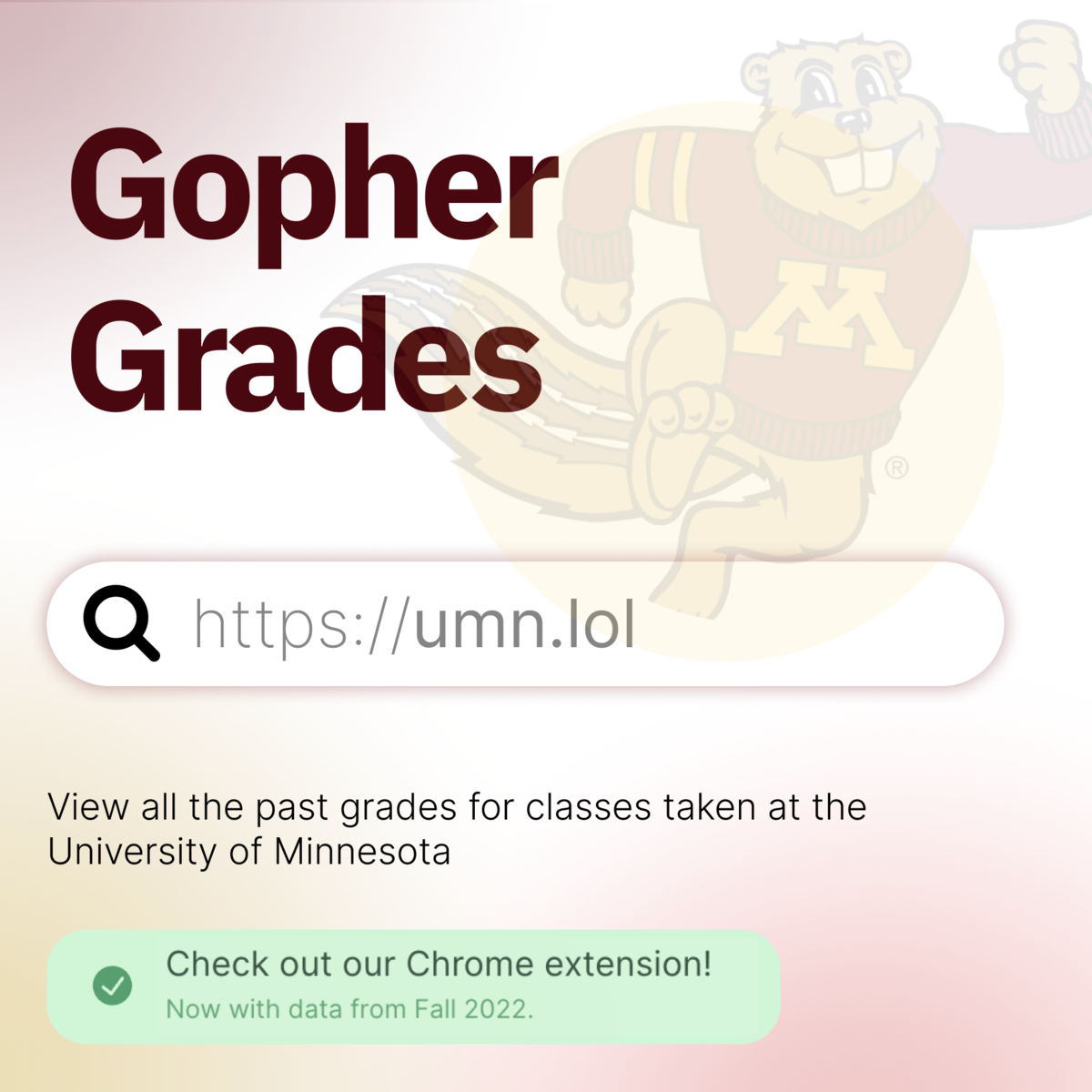 Gopher Grades - Updated University of Minnesota Grade Data